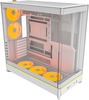 Arvutikorpus Montech HS02 PRO, Midi-Tower, ATX, ARGB, valge