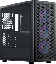 Arvutikorpus Cooler Master Elite 502, Midi Tower, ATX, ARGB, karastatud klaas, must