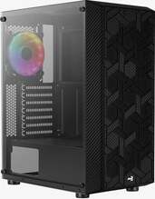Arvutikorpus Aerocool Hive-G-BK-V3, Midi Tower, must