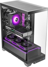Arvutikorpus Tacens Mars Gaming MCPRISMA, ATX, Midi Tower, must