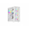 Arvutikorpus Natec Genesis Diaxid 605 ARGB, MIDI Tower, valge