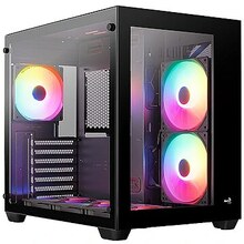 Arvutikorpus Aerocool PGS Dryft G-BK-v1 FRGB, must