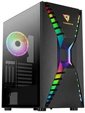 Arvutikorpus Aerocool Cronus, Midi-Tower, ARGB, Tempered Glass, must