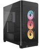 Korpuse Corsair FRAME 4500X LX-R RGB iCUE LINK, Panoramic Tempered Glass, Black CC-9011316-WW