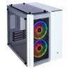 Arvutikorpus Corsair Crystal 280X RGB, Micro-ATX, valge