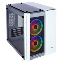 Arvutikorpus Corsair Crystal 280X RGB, Micro-ATX, valge