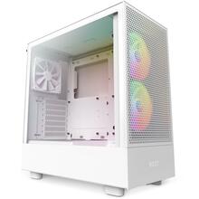 Arvutikorpus NZXT H5 Flow RGB, Midi Tower, valge