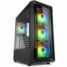 Arvutikorpus Sharkoon TK4 RGB, ATX, must