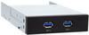 Esipaneel Chieftec MUB-3002, USB 3.0, must/hõbe