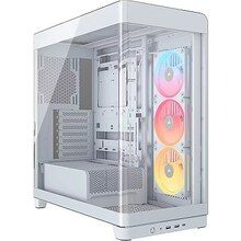 Korpuse Corsair FRAME 4500X LX-R RGB iCUE LINK, Panoramic Tempered Glass, White CC-9011317-WW
