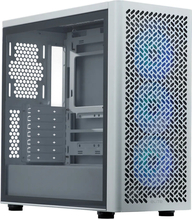 Arvutikorpus Cooler Master Elite 502, Midi Tower, ATX, tempered glass, valge