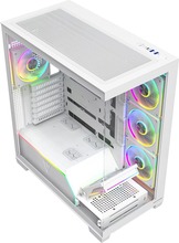 Arvutikorpus Modecom Volcano Stellar Plus ARGB MIDI 8F, valge