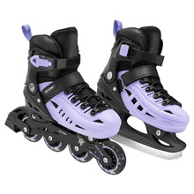 Rulluisud Spokey 4One Jr SPK-944652, 39-43, must/lilla