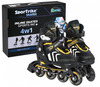 Rulluisud SporTrike Skates 4in1, 29-33, kollane