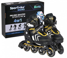 Rulluisud SporTrike Skates 4in1, 29-33, kollane