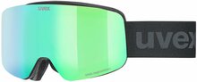 Suusaprillid Uvex Pwdr, 5508502030, must/roheline