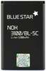 Mobiiltelefoni aku Bluestar BS-BL-5C-1200, Nokia BL-5C, 1200 mAh