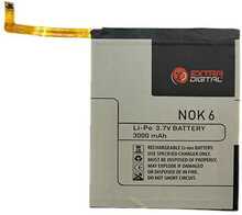 Mobiiltelefoni aku Extra Digital SM180080, Nokia 6, 3000mAh, 3.7V