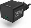 Laadija Hama 00201651, USB-C, 25 W, must