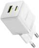 Seinalaadija Baseus Palm 20W, USB-C ja USB-A, QC3.0 PD3.0, valge