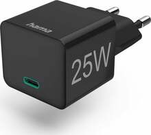 Laadija Hama 00201651, USB-C, 25 W, must