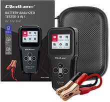 Digitaalne akude tester Qoltec 3in1 LCD, 6V, 12V, 24V