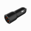 Autolaadija Gembird TA-UC-A2QC36-CAR-01, 2xUSB-A, 36W, must