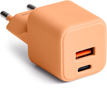 Laadija Colorum CLS30-AC, USB-A + USB-C PD 30W, Peach Fuzz