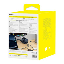 Toiteplokk Baseus EnerFill FA11, 67 W, USB-A + USB-C, 3 x pistikupesa, 1,5 m, must
