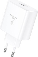 Võrgulaadija Foneng EU62, USB-C 45W, valge
