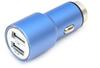 Autolaadija Omega OUCC2MBL, 2xUSB, 2100mA, metall, sinine