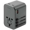 Reisiadapter Energea TravelWorld GaN65, USB-C PD 65W, hall