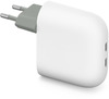 Laadija Google Pixel Flex Dual Port 67 W, USB-C, valge
