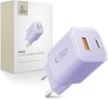 Seinalaadija Tech-Protect NCM33 PD 33W QC3.0 USB-C/USB-C, lilla