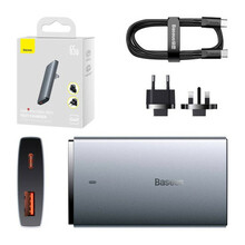 Seinalaadija Baseus GaN5, 65 W, 1xUSB-C, 1xUSB-A