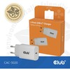 Seinalaadija Club 3D CAC-3020, USB-C, 30 W, valge, 2 tk