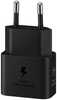 Laadija Samsung EP-T2510XBEGEU, 25W, USB-C kaabel, must