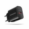 Seinalaadija Axagon ACU-QC18, 18W, 1x USB-A, must