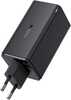 Seinalaadija Baseus GaN6 Pro, 100W, 2xUSB-A, 2xUSB-C, USB-C kaabel 1m, must