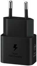 Laadija Samsung EP-T2510XBEGEU, 25W, USB-C kaabel, must