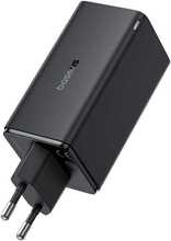 Seinalaadija Baseus GaN6 Pro, 100W, 2xUSB-A, 2xUSB-C, USB-C kaabel 1m, must