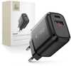 Seinalaadija Tech-Protect NCA20, PD 20W, QC3.0, USB-A, USB-C, must