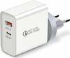 Laadija Montis MT008, USB-A, USB-C, 36 W, valge