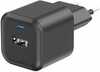 Reisilaadija Swissten GaN, 35W USB-C PD, 27W USB-A QC, must