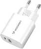 Seinalaadija Wozinsky WGWCW, USB-A, USB-C, 20W, valge