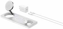 Juhtmevaba laadija Anker MagGo 3-in-1, 15 W, valge