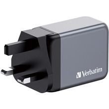 Seinalaadija Verbatim GNC-65, 65W, 2xUSB-C, 1xUSB-A
