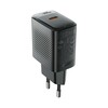 Seinalaadija Acefast A104, GaN, USB-C PD, 25 W, must