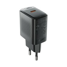 Seinalaadija Acefast A104, GaN, USB-C PD, 25 W, must
