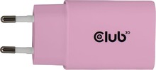 Seinalaadija Club 3D CAC-3021, USB-C, 30 W, roosa, 2 tk